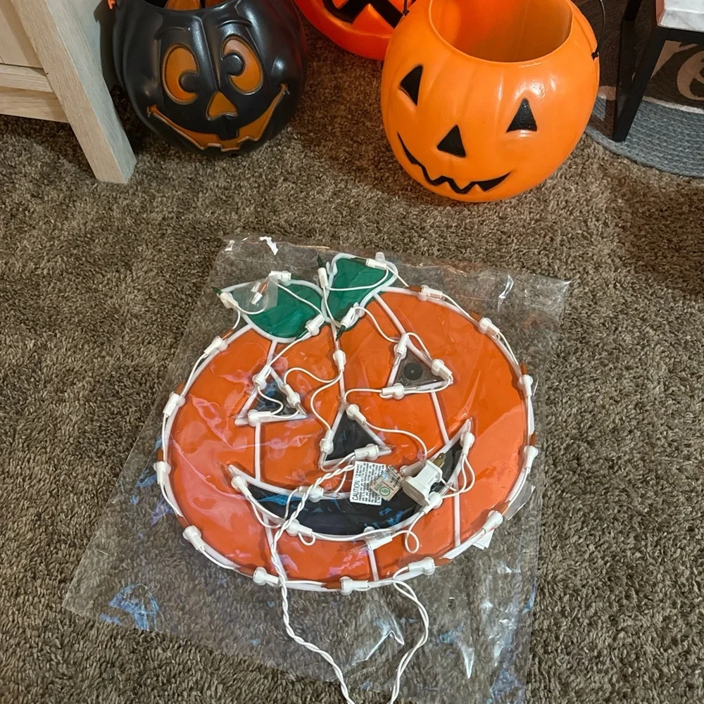 Halloween Pumpkin Neon Light Decoration